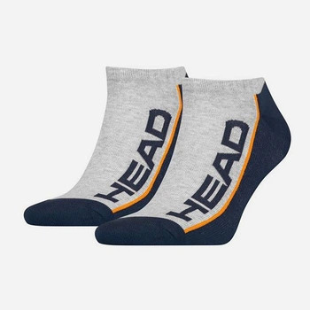 Шкарпетки HEAD Stripe Sneaker 2-Pack 781008001-870 35-38 р 2 пари Синій/Сірий (8718824546346)
