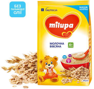 Молочна каша Milupa Вівсяна 210 г (5900852931147)