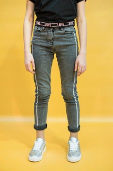 Джинсы A-yugi Jeans 158 см Черный (2125000659459)