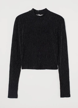 Блуза H&M XS Чорний 0931444_черн_01