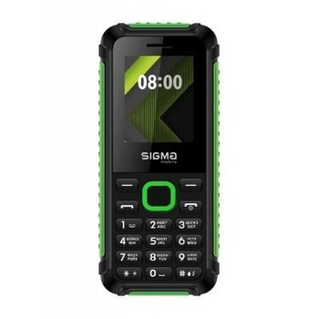 Телефон кнопочний Sigma X-style 18 Track Black-Green