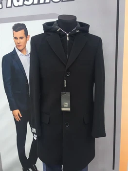 Пальто чоловіче утеплене West-fashion UM-04 капюшон 54,188