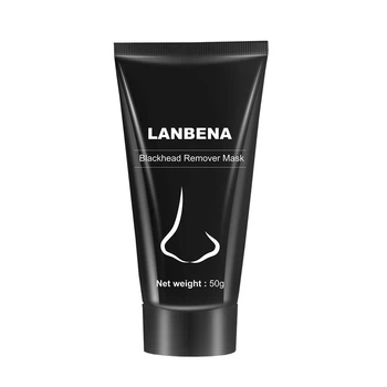 Маска для видалення чорних крапок Lanbena, вугор, лікування акне, чищення пір, пілінг носа
