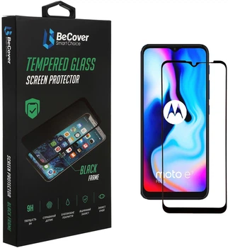 Защитное стекло для смартфона Motorola Moto E7 Power/E7i Power BeCover Black (BC_706450)