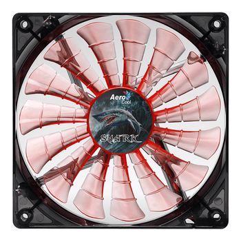 Вентилятор Aerocool Shark Fan 120мм LED (Evil Black/Orange)