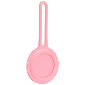 Силиконовый брелок COTEetCI Silicone Protective Sleeve для AirTag розовый (86002-PK)