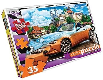 Мягкие пазлы 35 элементов S35-09 "Кабриолет" - Danko Toys (20-837668)