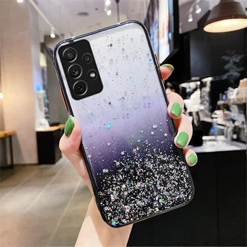 Чехол Stardust с цветными бортиками для Samsung A33 Черный