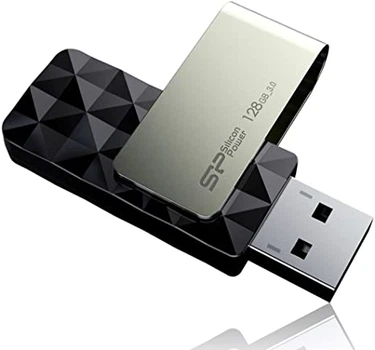 Флеш-накопичувач SiliconPower USB 3.0 Blaze B30 128Gb Black (SP128GBUF3B30V1K)