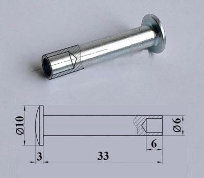 Заклепка 6*33 (29767)