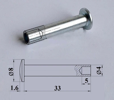 Заклепка 4*33 (29972)