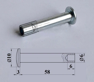 Заклепка 6*58 (29452)