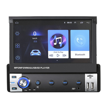 Автомагнітола HEVXM 9602 з висувним екраном 7" 1/16 Wi-Fi Optima GPS Android