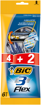 Набір бритв без змінних картриджів Bic Flex 3 4 + 2 шт. (3086123242500)
