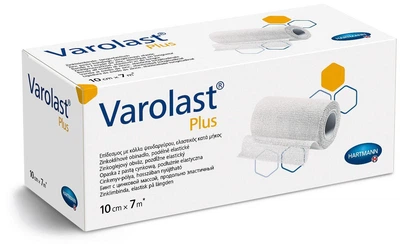 Компрессионный эластичный бинт с цинковой массой Varolast® Plus / Вароласт Плюс 10см х 7м 1шт.