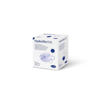 Повязка пленочная для фиксации канюль Hydrofilm® I.V. / Гидрофилм Ай.Ви. 9 см х 7 см 1шт