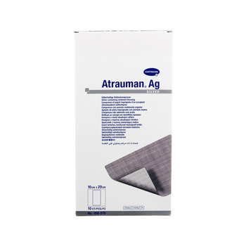 Atrauman Ag 10х20см / Атрауман Аг - атравматическая повязка с серебром 1шт