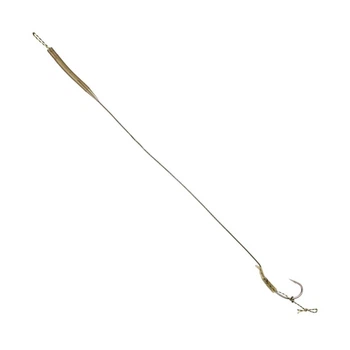 Короповий повідець Mikado Anti-Blow Out Rig 25lb 23cm №6 2шт (AMC-PBO2C-6)