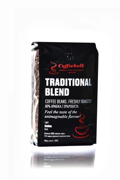 Кофе зерновой CoffeeBulk Traditional blend 17/18scr 1000г