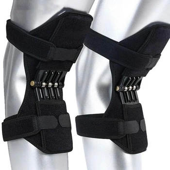 Коленные стабилизаторы подколенные бионические Powerknee Nasus Sports Pro для поддержки коленного сустава с антибактериальным покрытием 2шт. Black (WB572651)
