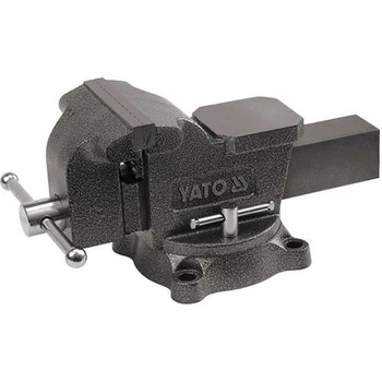 Тиски слесарные поворотные с наковальней YATO 150 мм (YT-65048)