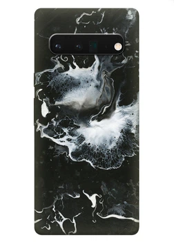 Силиконовый чехол ПринтОК для Google Pixel 6 Pro - Всплеск мрамора