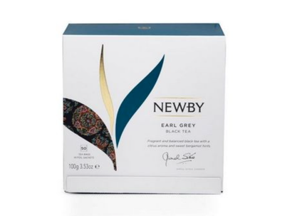 Чорний чай Newby Ерл Грей в пакетиках 50 шт (320060)