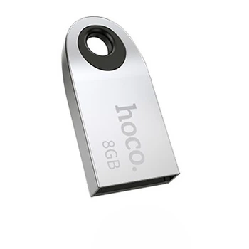 Флеш пам‘ять HOCO UD9 (USB2.0) (8Gb) Сталевий