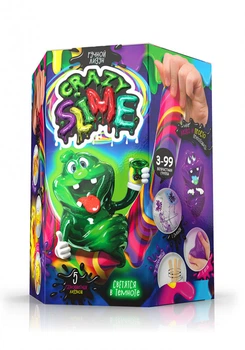 Безопасный образовательный набор для проведения опытов "Crazy Slime" Danko Toys SLM-01-01U
