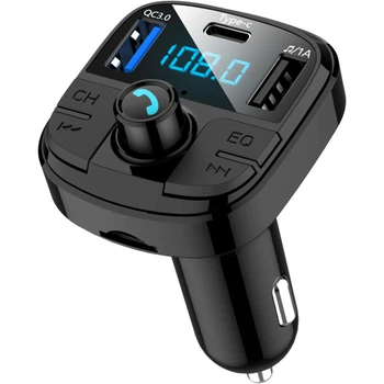 FM-трансмиттер U&P BT29 Bluetooth 5.0 / microSD / QC 3.0 Black (HG-BT29-BK)