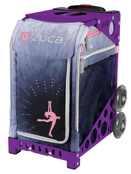 Сумка для коньков и роликов Sport Ice Dreamz LUX Zuca в фиолетовой раме