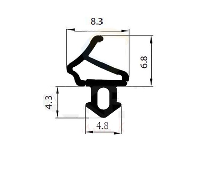 Уплотнитель притвора пластиковых окон