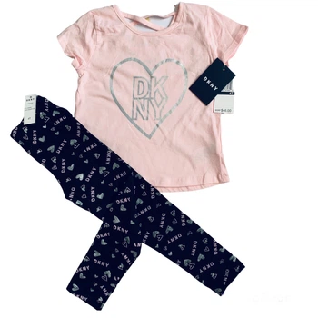 Комплект ( футболка + лосины ) DKNY 74 см Розовый