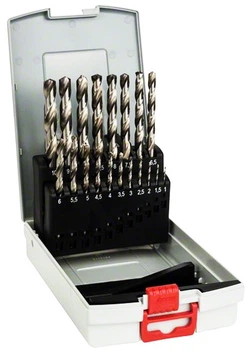 Набір свердел по металу Professional HSS-G ProBox, 1-10мм, кейс, 19шт Bosch (2000003405251)