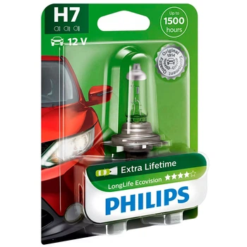 Галогенная лампа Philips H7 LongLife EcoVision 12972LLECOB1 55W 12v PX26d