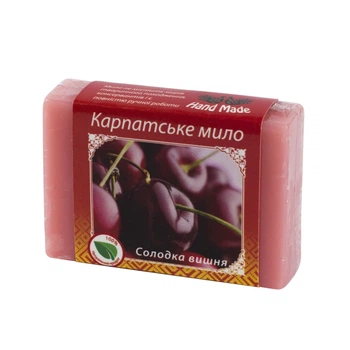 Мило ручної роботи Карпатське Мило Солодка вишня 90г