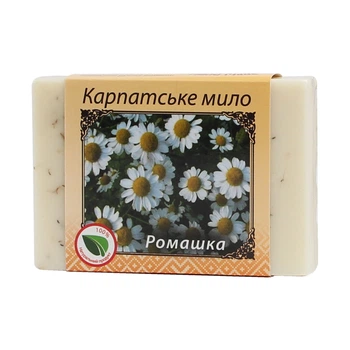 Мыло ручной работы Карпатське Мило Ромашка 90г