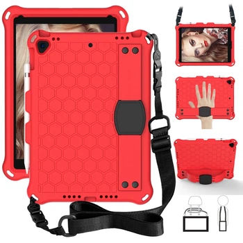 Чехол STR EVA Apple iPad Air 3 детский с ремнём для ношения на плече и подставкой Red