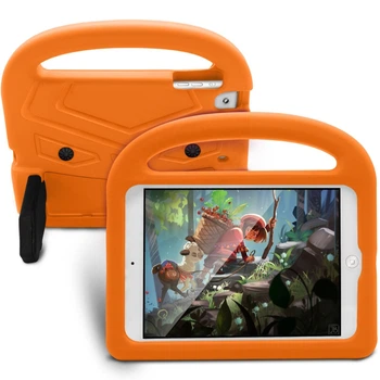 Чехол STR EVA с ручкой и подставкой для Apple iPad mini 5 детский Orange