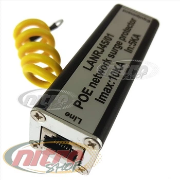 POE молниеотвод Voltronic LAN-RJ45-01 молниезащита прибор для заземления интернет кабеля витой пары