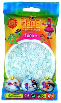 Набор термомозаики Hama прозрачные бусины 1000 шт 5мм (207-19)