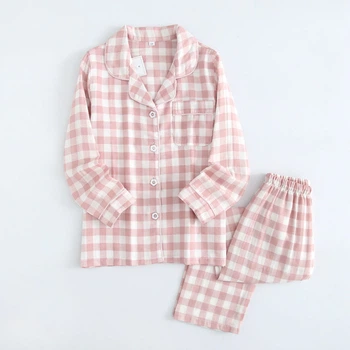 Піжама дитяча в клітинку Fashion Kids 120см Рожевий (11756)