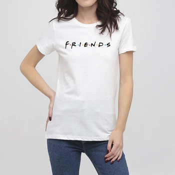 Футболка KLik Print Friends женская белая размер M 281121