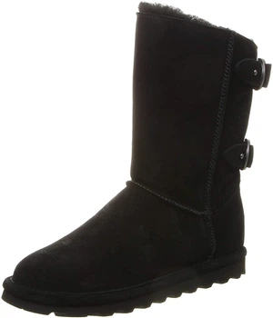 Женские угги Bearpaw Clara Boot сапоги оригинал art654150 (Черный, размер 39)