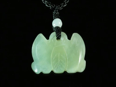 Амулет Нефритовий кулон Кажан Semantic Jewelry 2.5 x 2.0 x 0.5 см