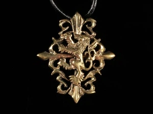 Амулет кулон Лев Сайер - сила Стойкости Semantic Jewelry 2.5 x 2.5 x 0.5 см