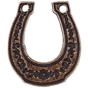 Амулет кулон Підкова Удачі Semantic Jewelry Бронзове покриття 2.5 x 2.5 x 0.3 см