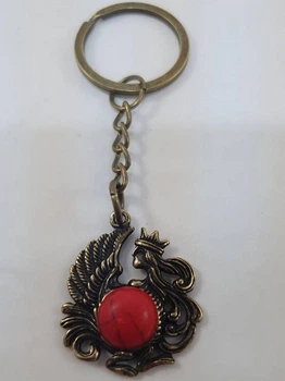 Брелок Зодиак Дева Semantic Jewelry Бронзовое покрытие Коралл 2.9 x 2.5 x 0.2 см