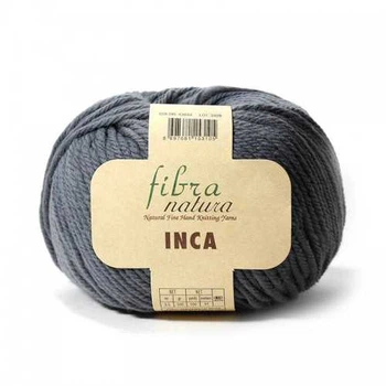 Пряжа Fibra Natura Inca 43033 Сірий
