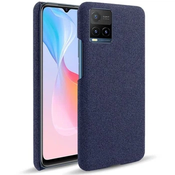 Защитный чехол KSQ Cloth Style для VIVO Y33s / Y21 / Y21s - Blue